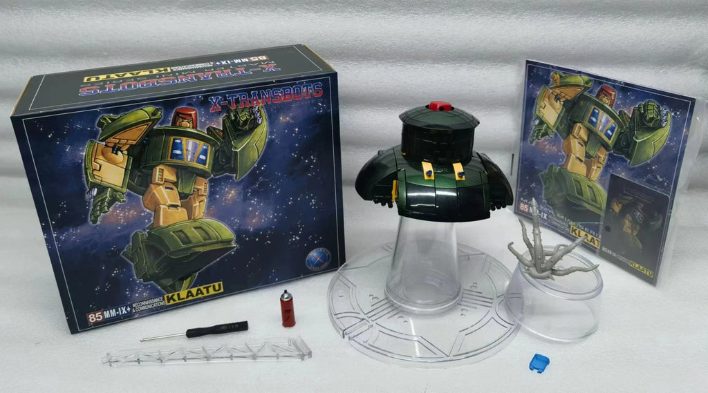 New in Stock X-Transbot Transforming Assemble Toys MM-9 + MM9 + Cosmic Green Metallic G1 Action Figure Robot Toy with Box