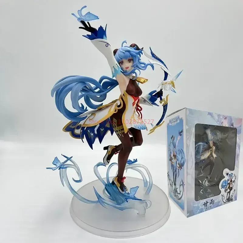 Genshin Impact Wanderer Anime Figure Bow And Arrow Ganyu Action Figure Adult Model Doll Toys Gifts  Gan Yu 1/7 Model Box Set