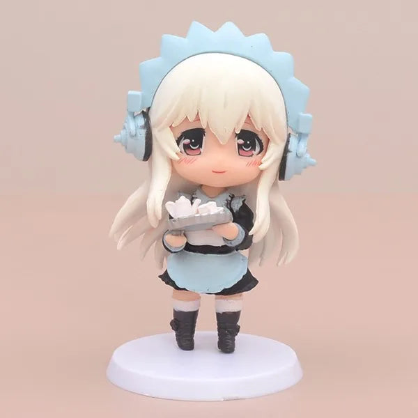 SUPER SONICO THE ANIMATION Anime Figures SUPER SONICO Kawaii Model Doll Peripherals Figures Manga Anime Action Gift Toys Game