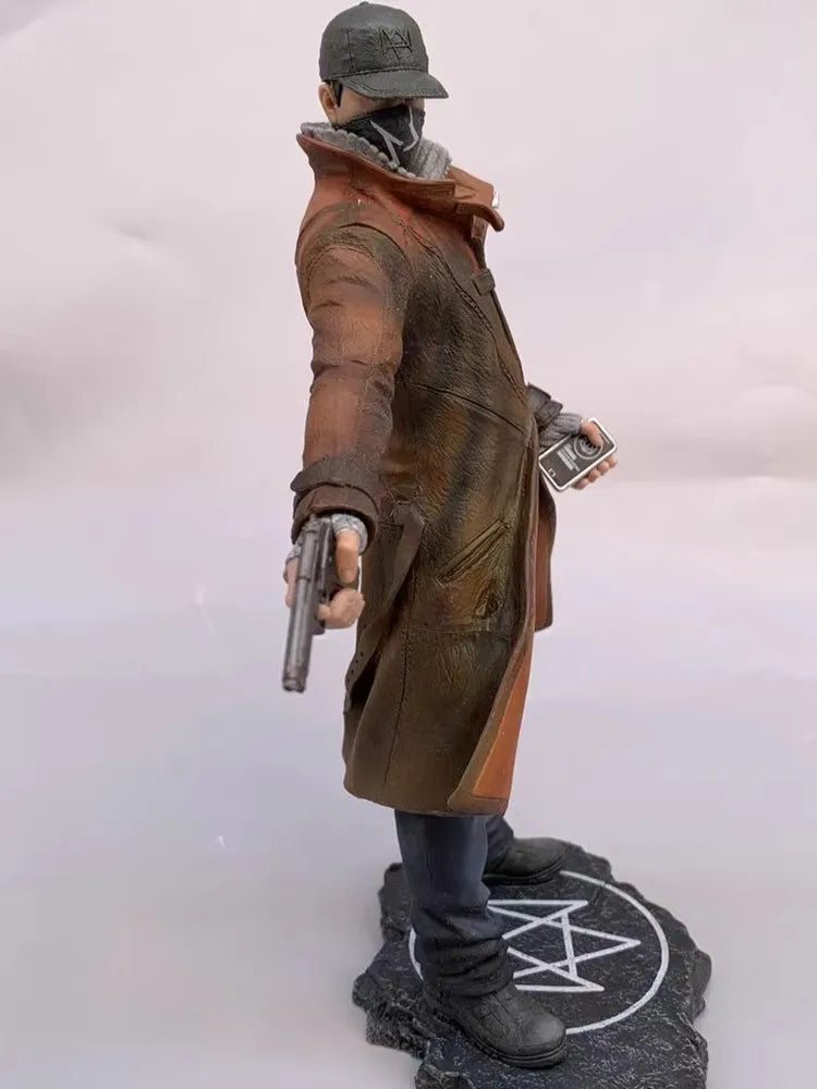 Watch Dogs 24cm Aiden Pearce Action Figure Collection Anime Figurine Collectible Model Toy Gifts