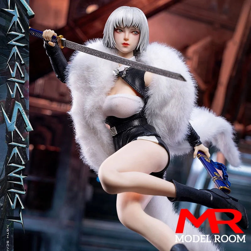 SWtoys FS070 1/6 Genesis Scientist Action Figure with Movable Eyes 12'' Female Soldier Silicone Body Full Set Collectible Model