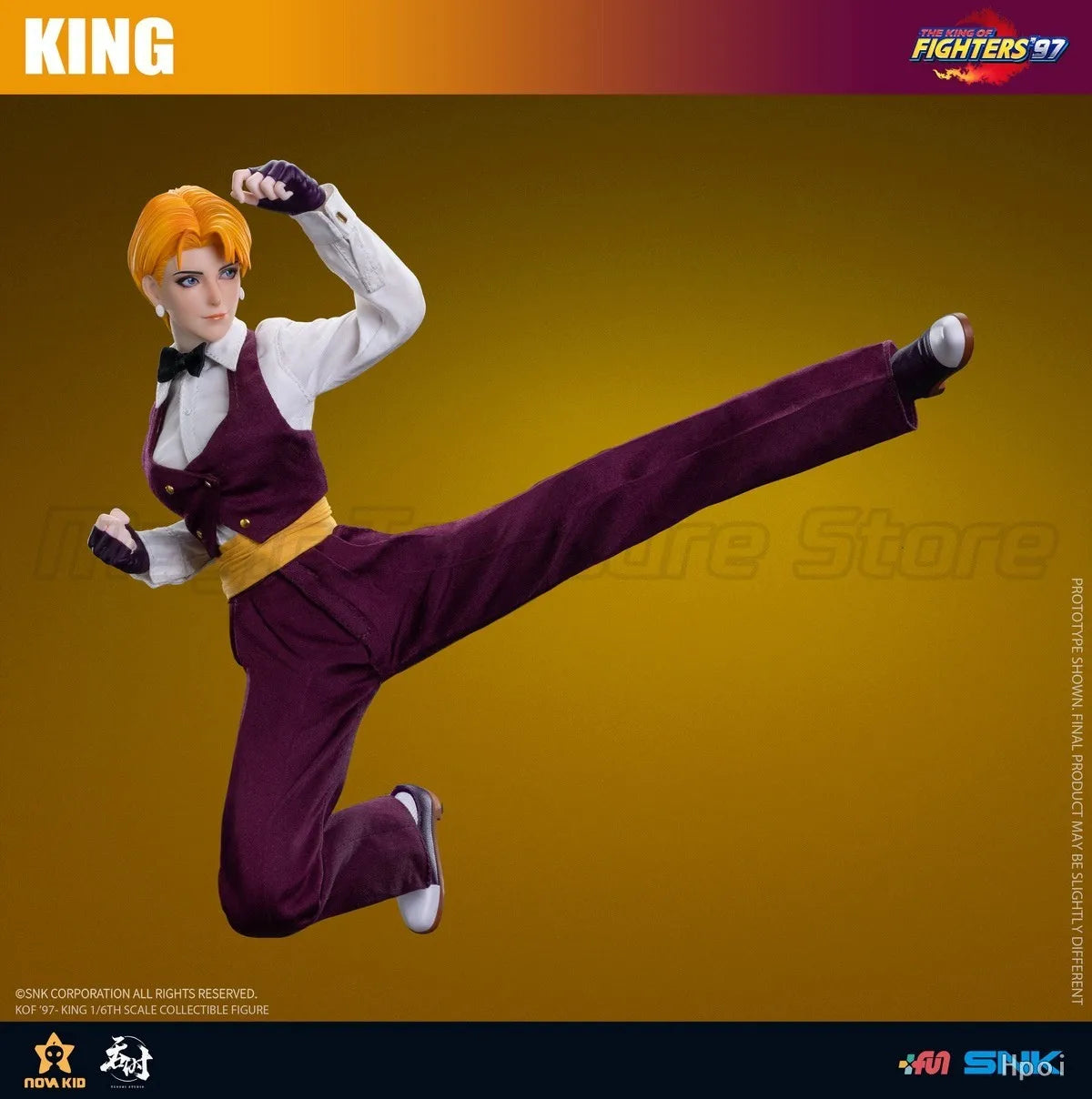 【MT】Original Tun Shi Studio THE KING OF FIGHTERS '97 King 1/6 Action Figure Model Toys Gifts