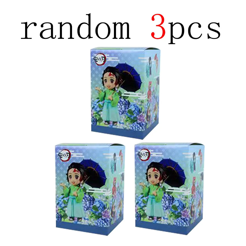 In Stock Original Anime Plum Rain Series AB Blind Box Figure Model Desktop Ornament Trendy Toys Collectible Gift