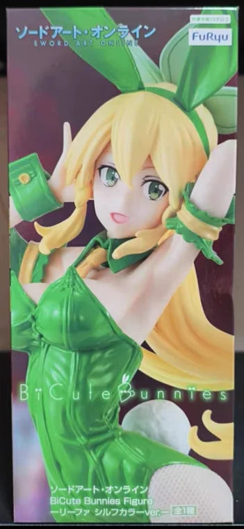 【SF】In Stock Original FuRyu BiCute Bunnies Sword Art Online Leafa Asuna Sinon Figures Collection Gift Anime