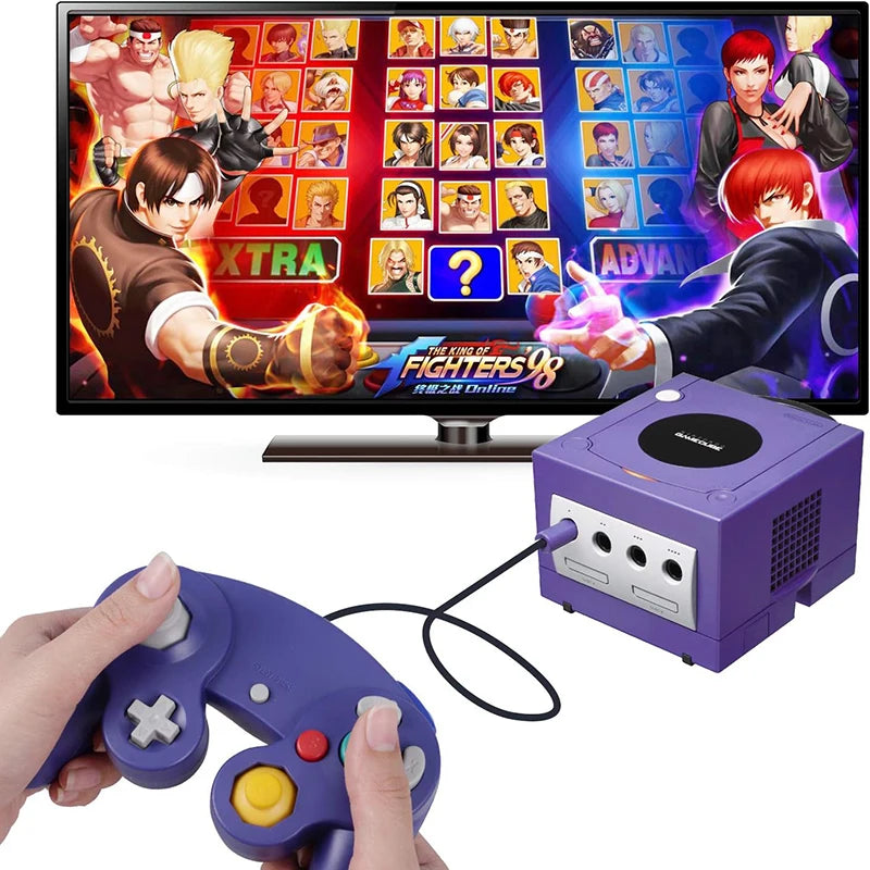 Portable Classic Wired Gaming Joypad Controller with Vibration Function Compatible with Wii NGC Gamecube Game Cube