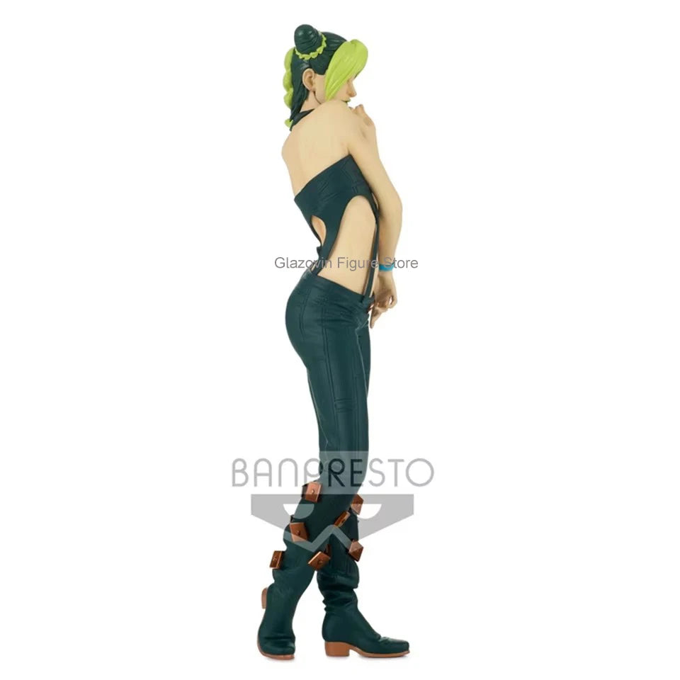 Original Genuine JoJo's Bizarre Adventure Stone Ocean Grandista 26cm Jolyne Cujoh PVC Figure Model Toys For Girls
