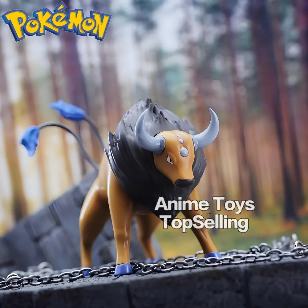 Anime Pokemen Figure Tauros Action Figures Pvc Statue Desktop Ornamen Collection Model Toys Gifts 6-7cm