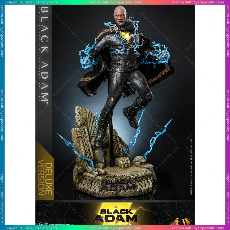 [In Stock] Original HOTTOYS HT 1/6 DX31/30/29 Black Adam Dwayne Johnson Gold Armor Action Figure Gift Toy