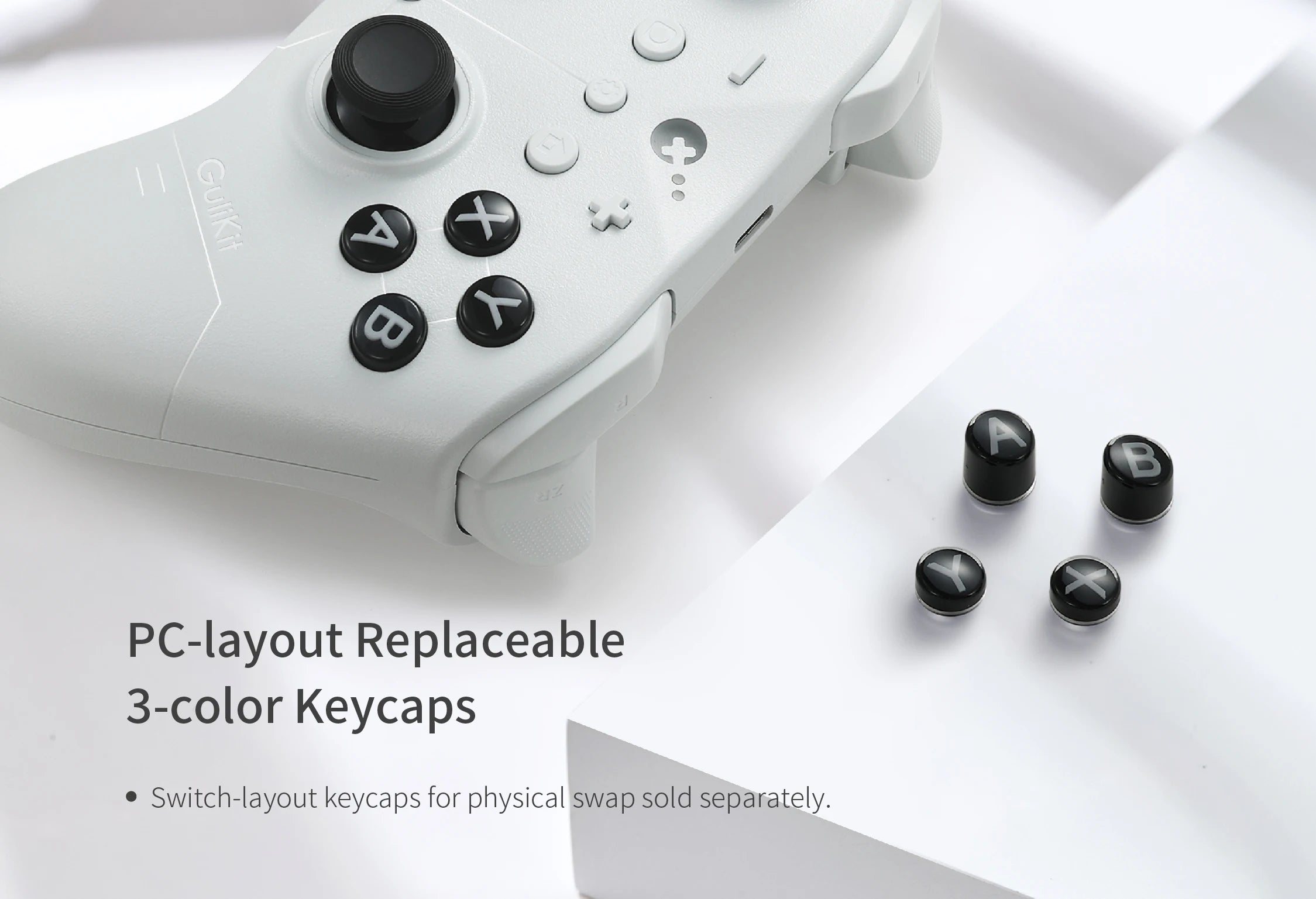 GuliKit ES Pro E-Sports Controller for Nintendo Switch / Switch 2, PC, Windows, Android with TMR Joysticks for Gameped