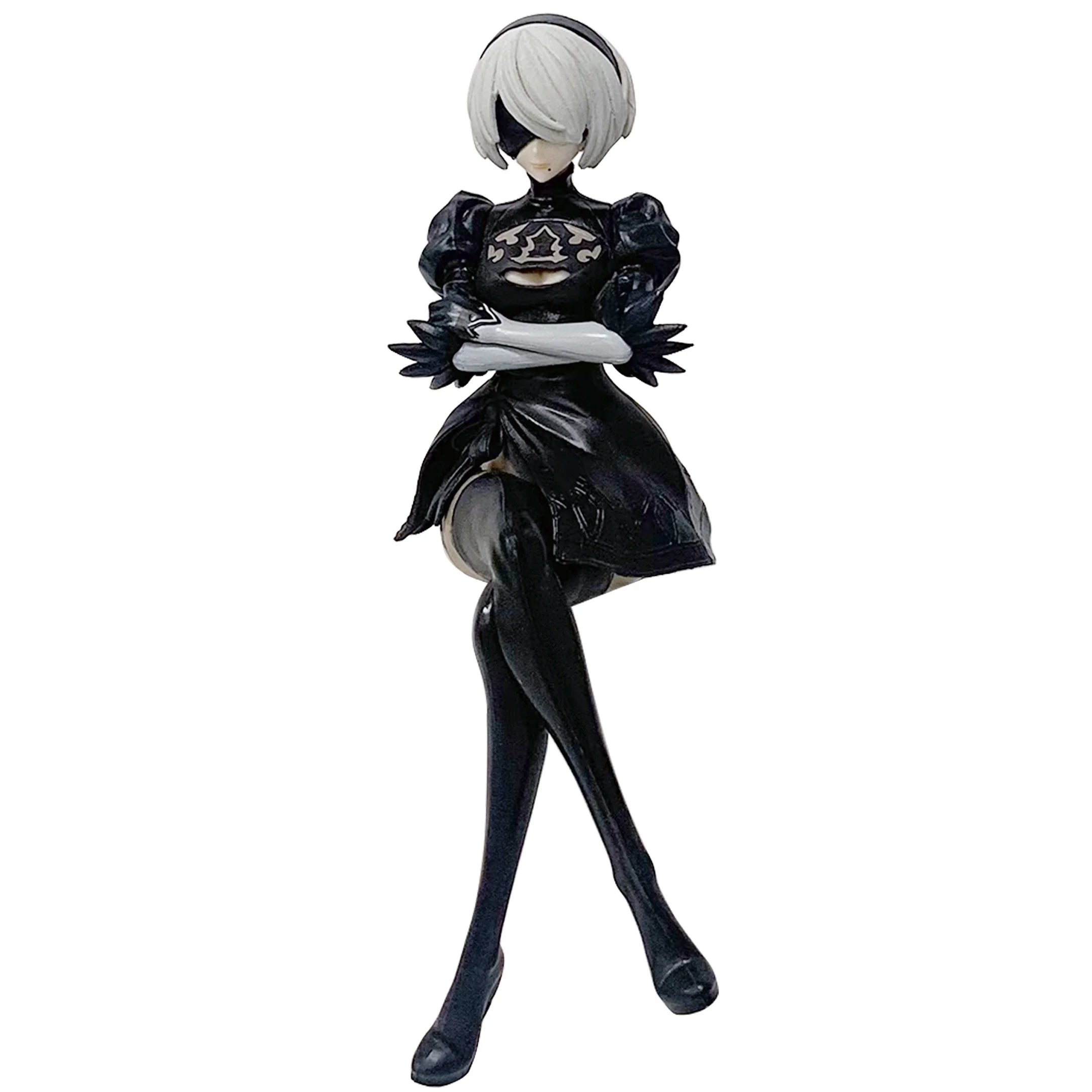 13CM Anime Game NieR Automata Ver1 1a oRHa No 9 Type S Figure Noodle Stopper Figure Model Toys Gifts  Decoration Ornaments PVC