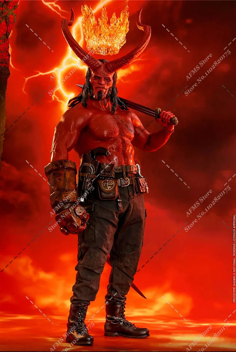 Original HOTTOYS MMS527 1/6 Scale Collectible Figure Hellboy Supernatural Investigator 12Inch Men Soldier Action Figure Model