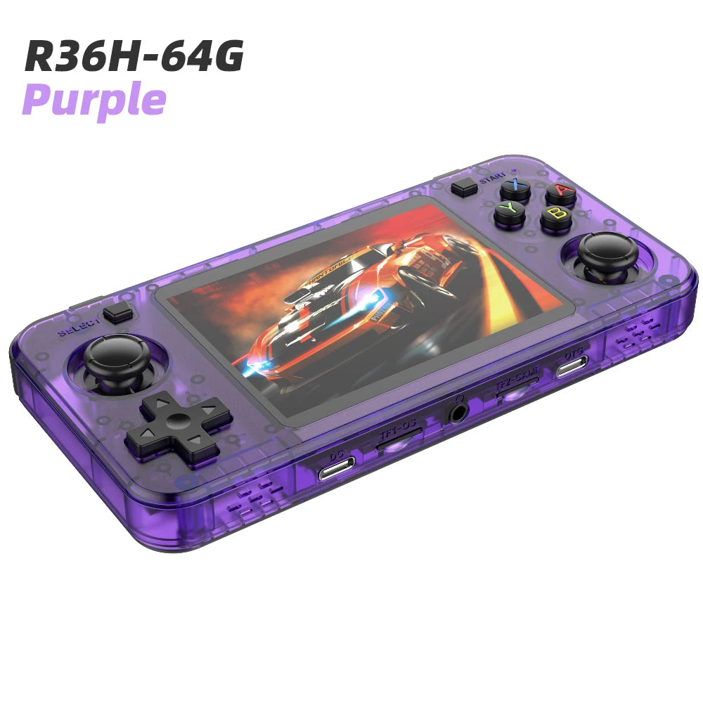 R36H original open-source handheld console with built-in 15000+games R36H handheld game console retro games