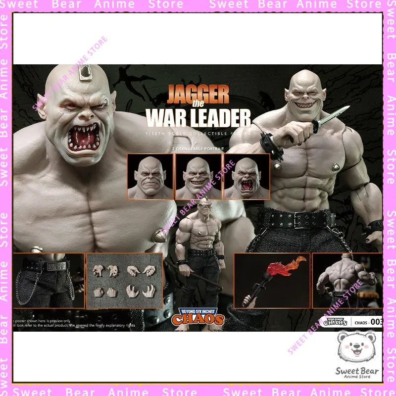 Pre-Order CHAOS003 Batman VS Jagger Prophet Mutant Leader 1/12 Scale Action Figure Anime Model Trendy Toys Desktop Doll