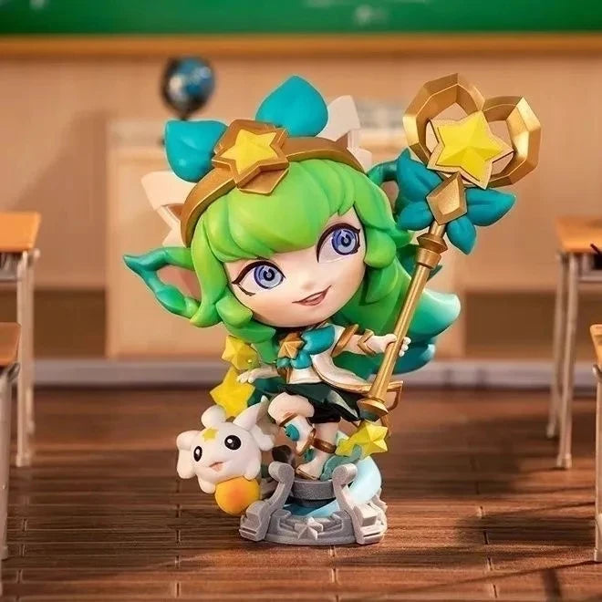 New Original League Of Legends Lulu Star Guardian Medium Statues The Fae Sorceress Anime Figures Toys Game Gifts Pvc Action Gift