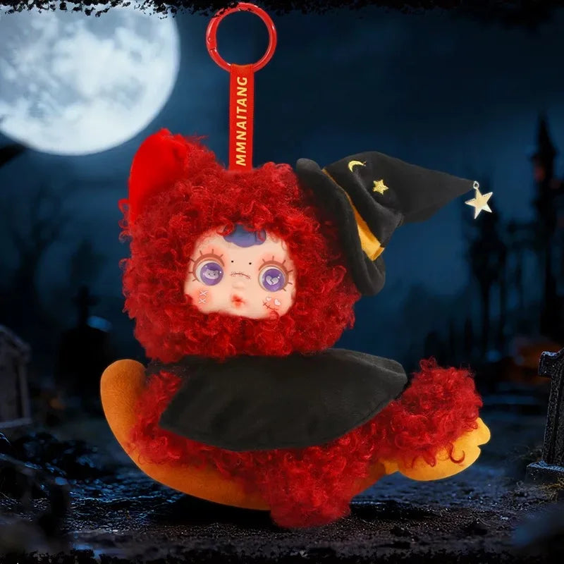 Mm Suger Baby Night Elf Party Series Blind Box Halloween Plush Doll Cute Pendant Toy Trendy Mystery Box Cute Doll Halloween Gift