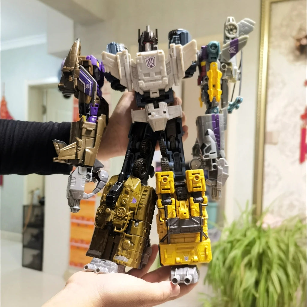 HZX Defensor H901 Transformation Toys Robot 5IN1 Combiner Superion Bruticus Devastator Deformation Action Figure