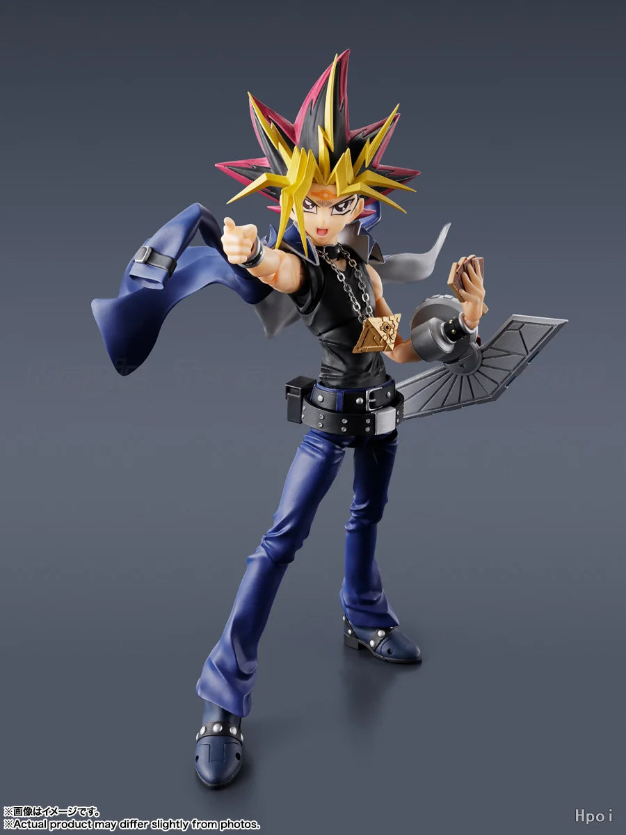 【In stock 】Original BANDAI SPIRITS S.H.Figuarts Yu-Gi-Oh! Yami Yugi  Action-figure  Anime