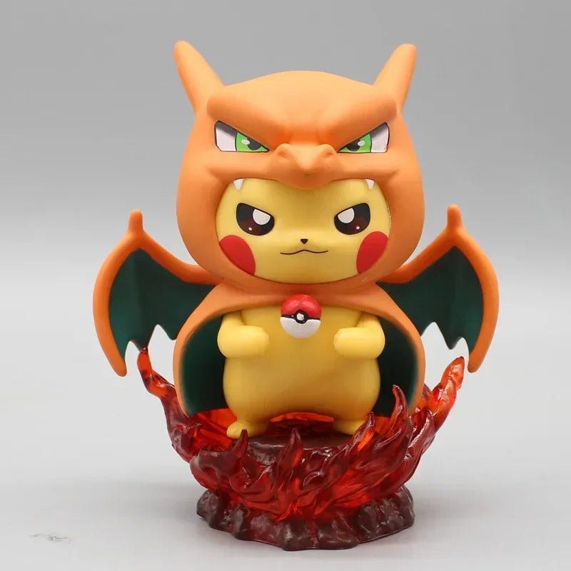 12cm Pokemon Figure Pikachu Cos Gengar Charizard Model Doll Collectible Toy Gifts Cartoon Kawaii Figurine Statue Anime Figures