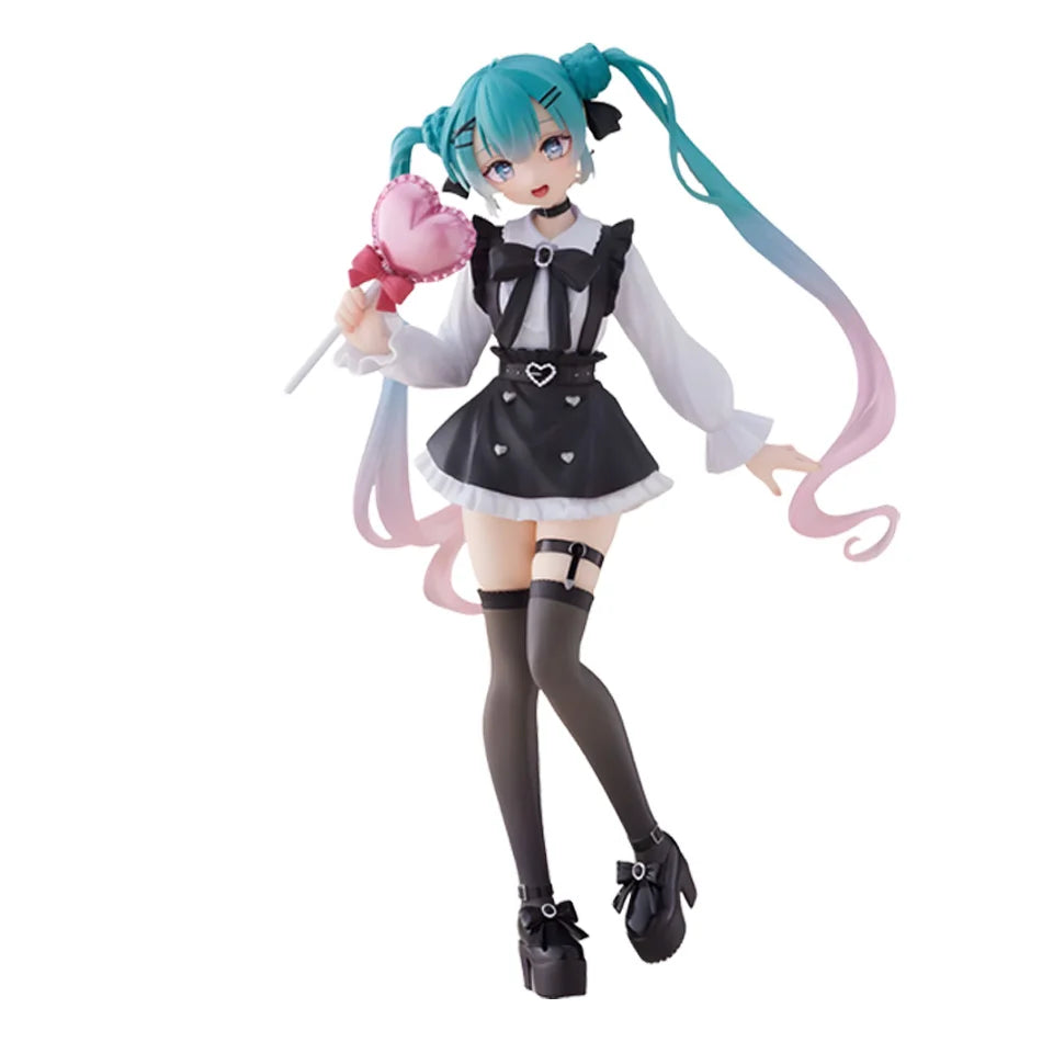 19cm Sexy Girl Hatsune Miku Anime Figure Fashion Subclture Miku Action Figure Room Decorations PVC Collection Model Doll Toys