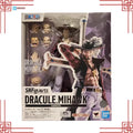 Bandai S.H.Figuarts One Piece Model Kit Genuine SHF Dracule Mihawk Hawkeye Anime Action Figure Collection Model for Toys Gifts