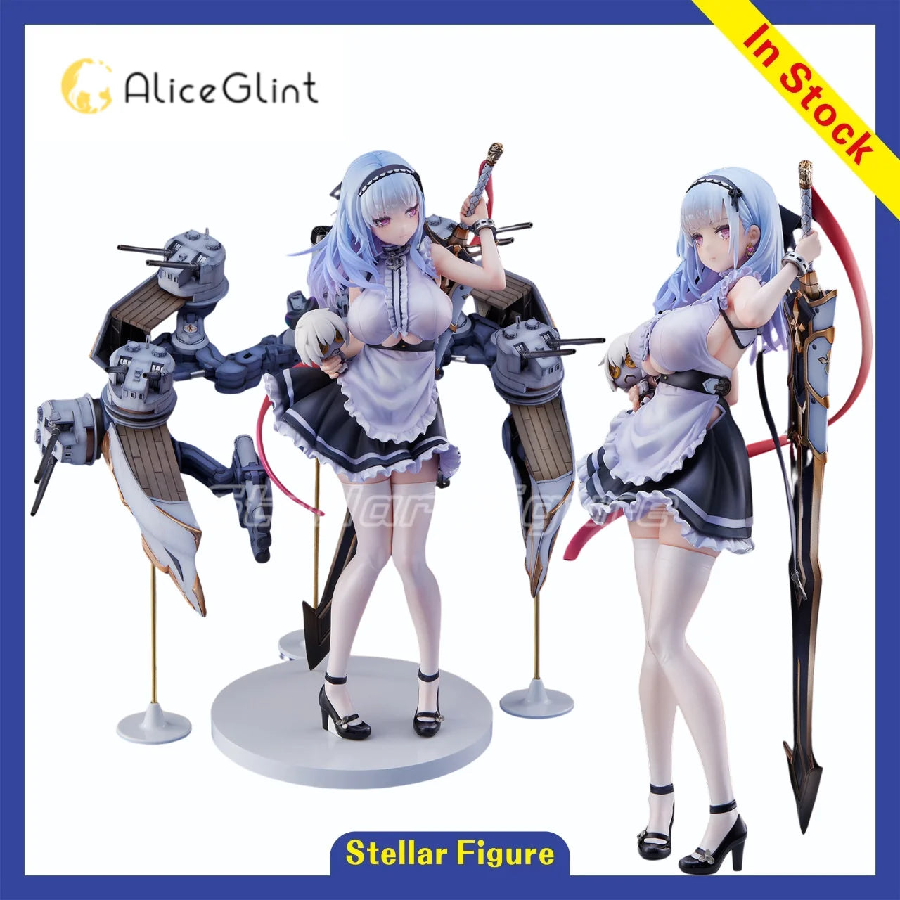 【SF】In Stock Alice Glint Knead Azur Lane HMS Dido 1/7 Scale Figures Model Collection Gift