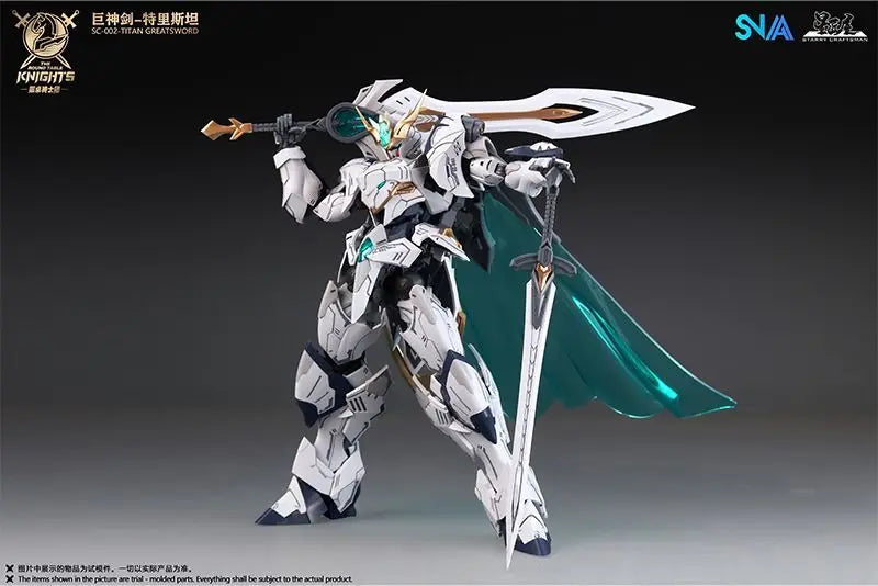 Original Snaa Hg 1/144 Sc-002  Titan Greatsword Tristan Assemble Model Kit The Round Table Knights Action Figure Model Toys Gift