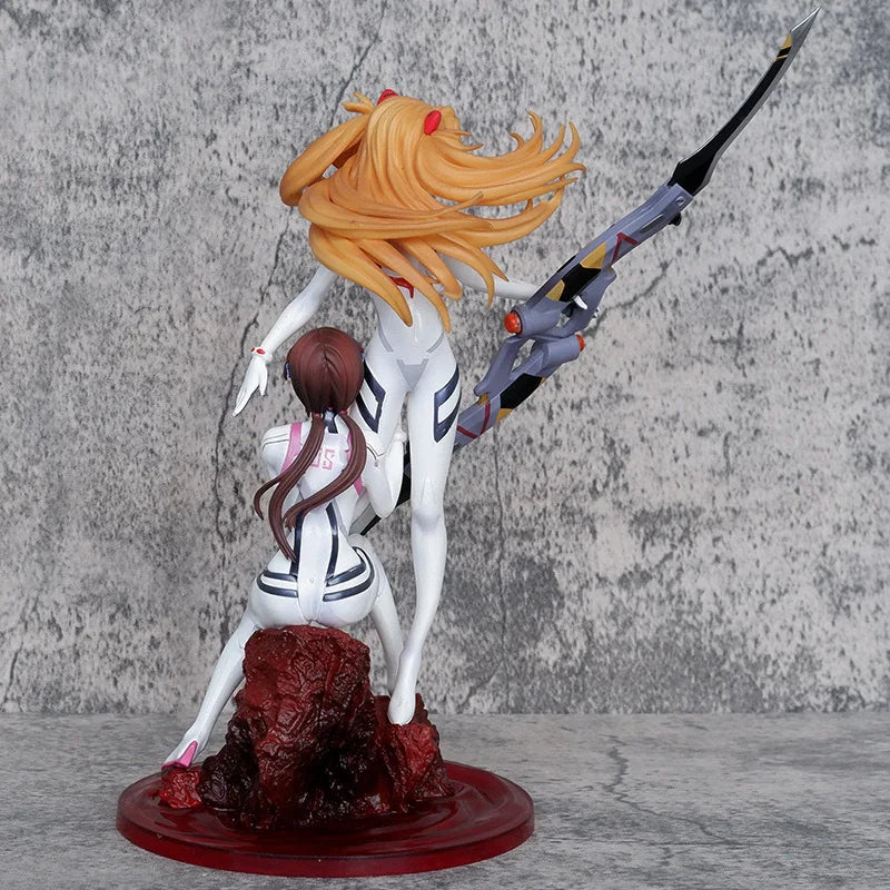 Premium Edition GK Action Figure - Evangelion New Theatrical Version Final Wave Collectible Model Toy Maki & Atsuko Statues