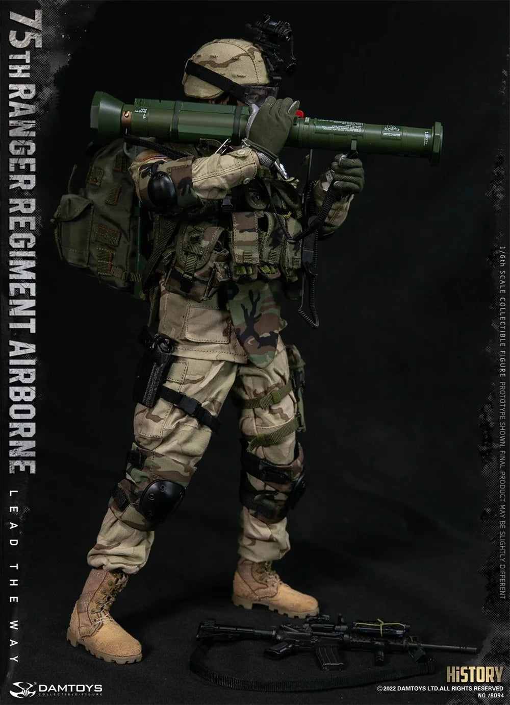 DAMTOYS DAM 78094 US.75th Ranger Armor Force Soldier Full Set Moveable Action Figure Gift For Fans Collect 1/6