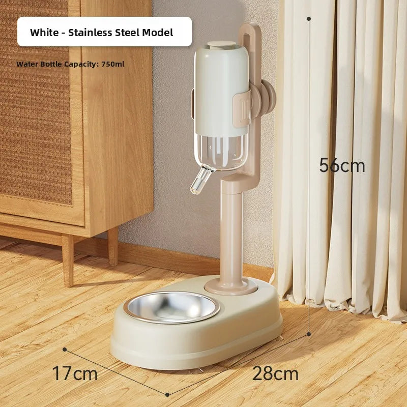 Auatic Hanging Dog Waterer No Wet Mouth Pet Drinking Fountain Cage Feeding Bowl Watering Pot Hipidog Pet Supplies