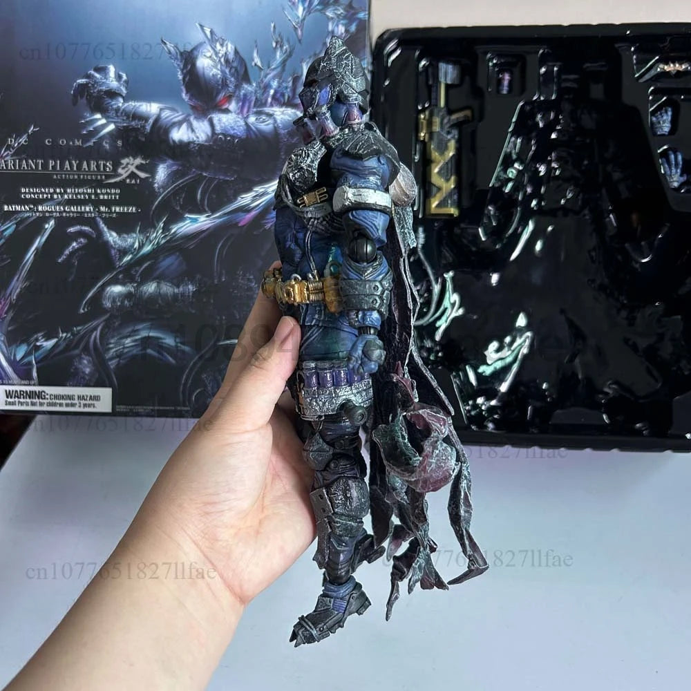 PLAY ARTS Kai Bruce Wayne Figure Rogues Gallery Fries Freeze Character Bad Guys Action Figure Model Toys Room Ornament Gift