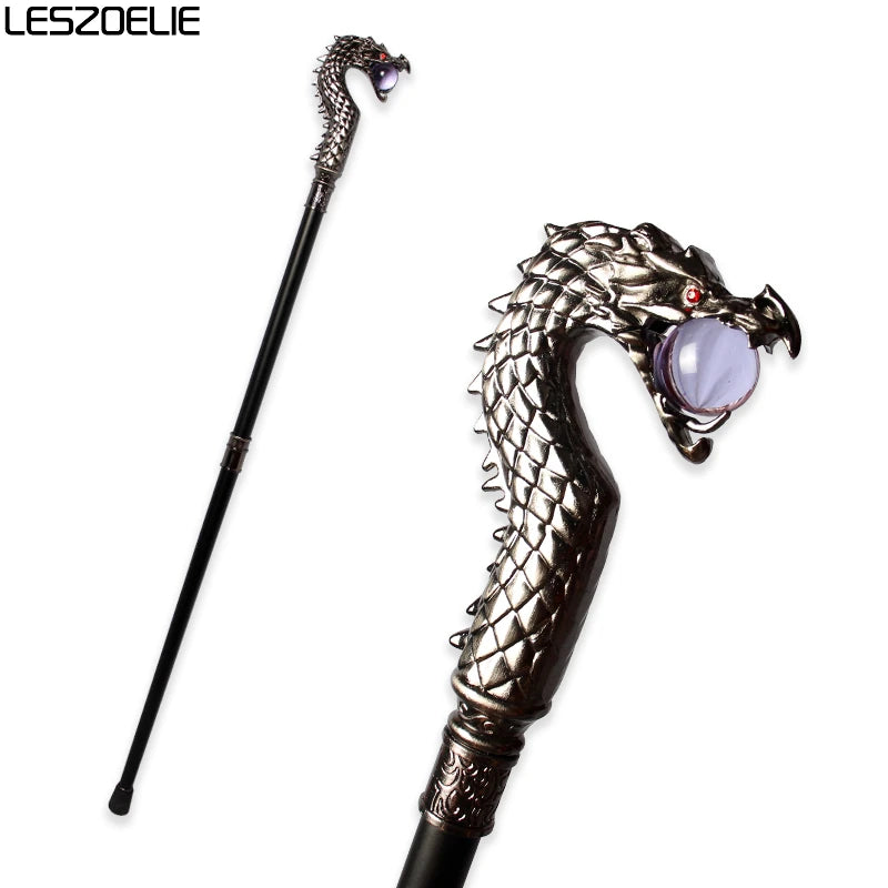 10 Colors Dragon-Head Fashion Walking Cane Men And Women Walking Stick Luxury Decorative Party Cane Vintage Walking Stick