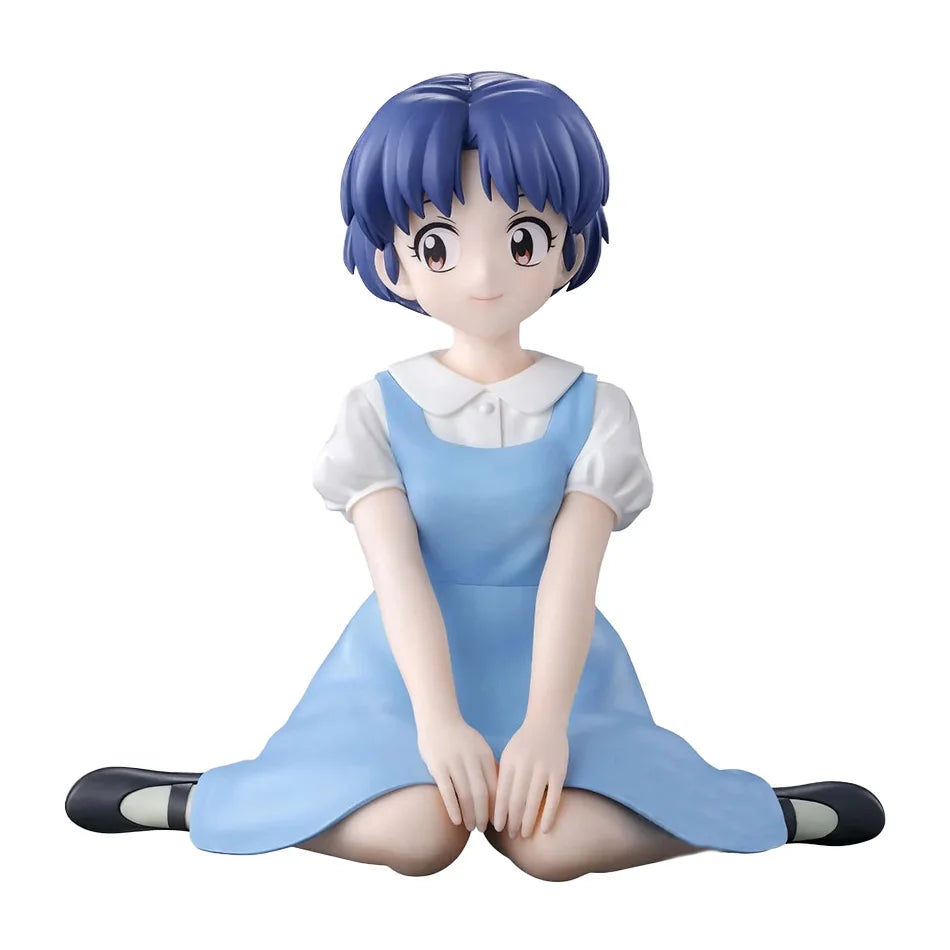 Original BANDAI BANPRESTO Ranma 1/2 Ranma Akane Tendo Shampoo Relax time Anime Figure Toys PVC Model Collection Doll Gift