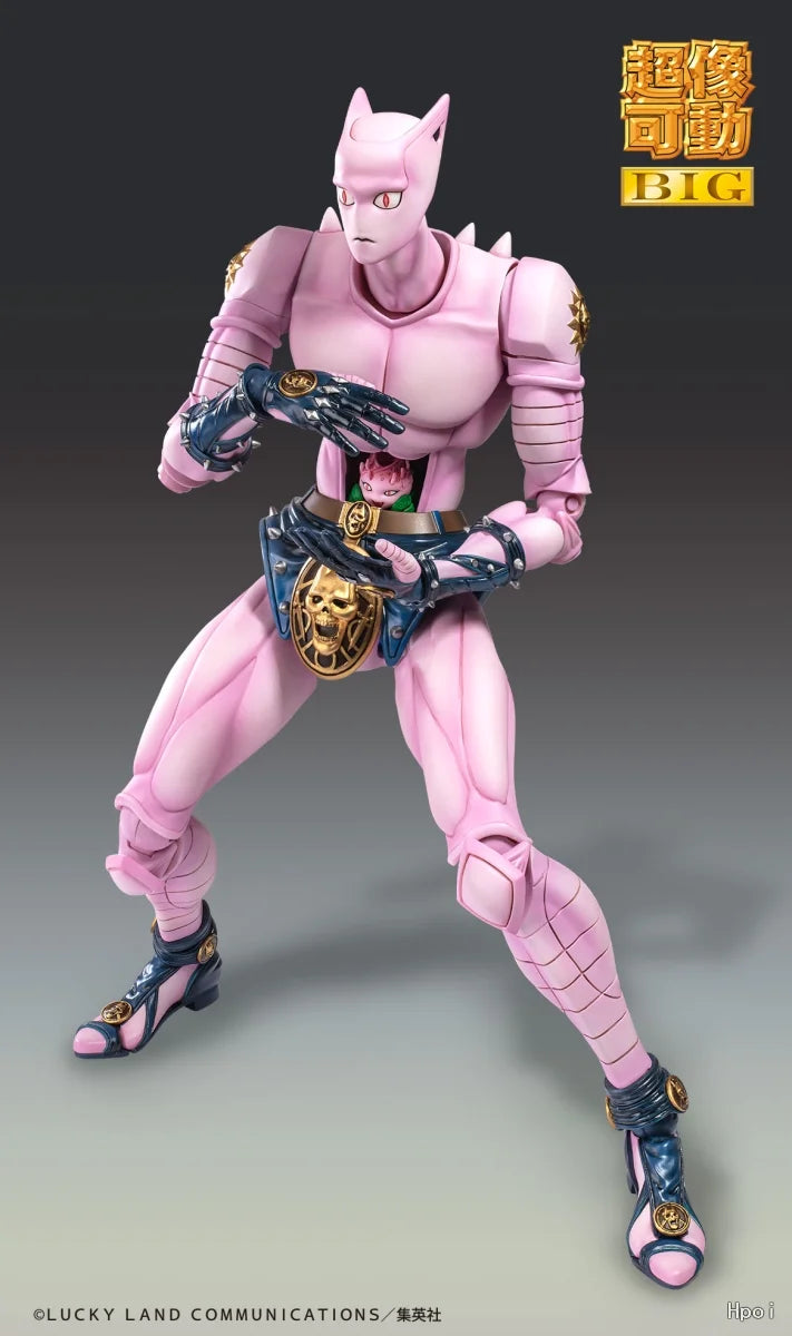 In Stock MEDICOS-E Super Action Statue BIG JoJo's Bizarre Adventure Part 4 Diamond Is Unbreakable Killer Queen Action Figure