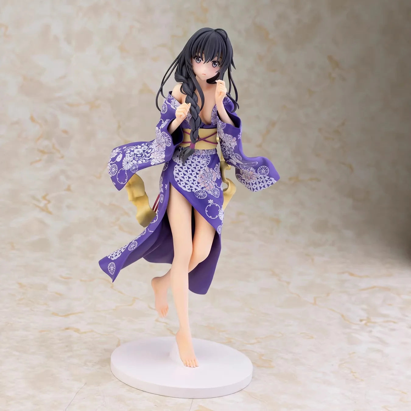26cm Yukinoshita Yukino Figure Oregairu Standing Pose Yukata Anime Collectible Boxed Desktop Decor Figurine For Otaku Fans