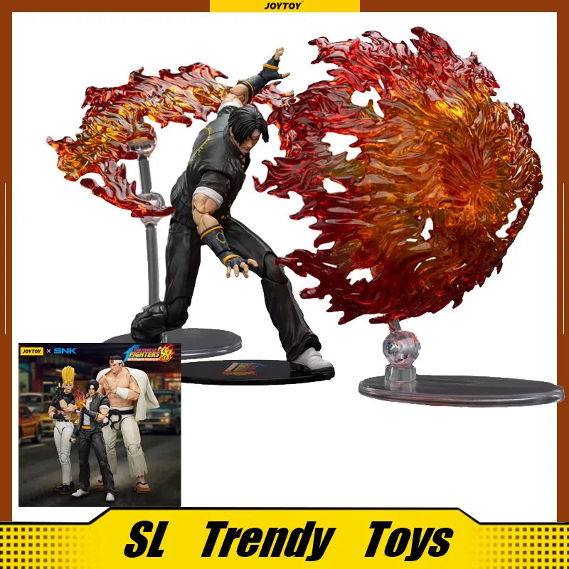 New JOYTOY 1/18 SNK KOF 98UM Hero Team Action Figure Kyo Kusanagi Goro Daimon Benimaru Nikaido Figure Model Collection Toys