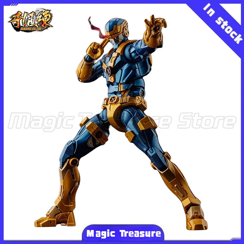 【MT】Sentinel Marvel Fighting Armor CYCLOPS Figures Animation Ornaments Collection