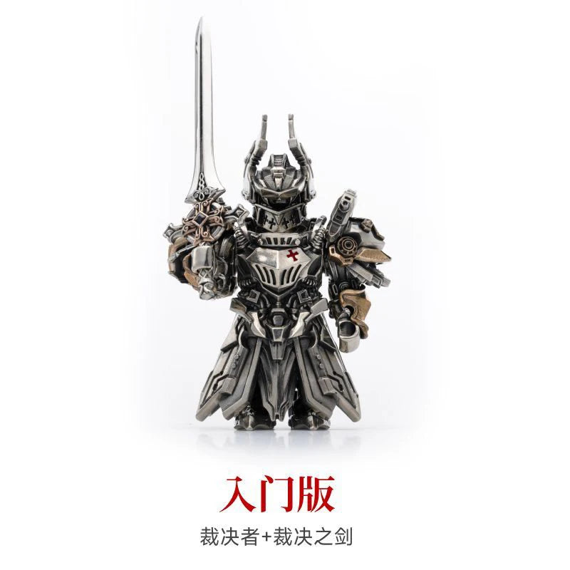 Magnetic Detachable Mech Arbiter Armor Seraph Knights Templar MOC Building Blocks Delicate Metal Figurine Ornament Bricks Toys