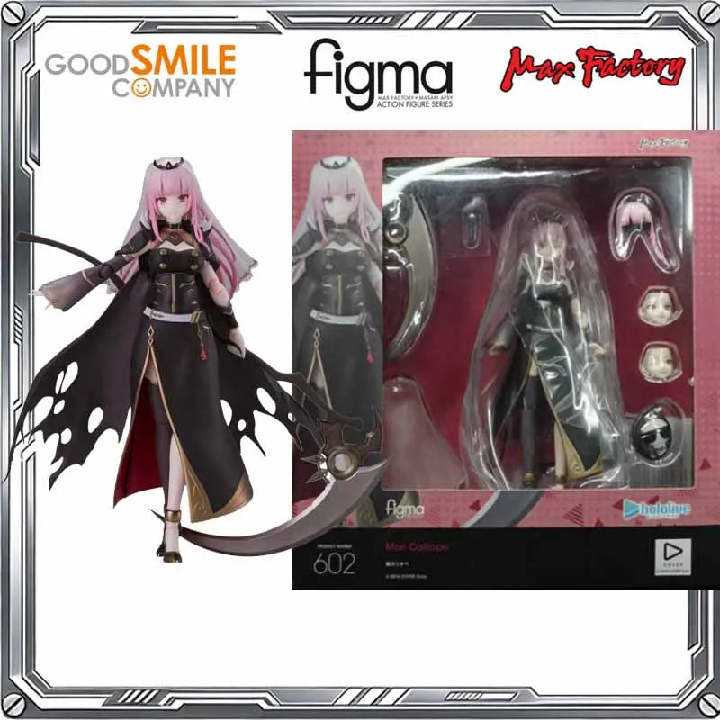 Good Smile Genuine Max Factory figma hololive Anime Hoshimachi Suisei Gawr Gura Shiragane Noel Mori Calliope Action Figure Toys