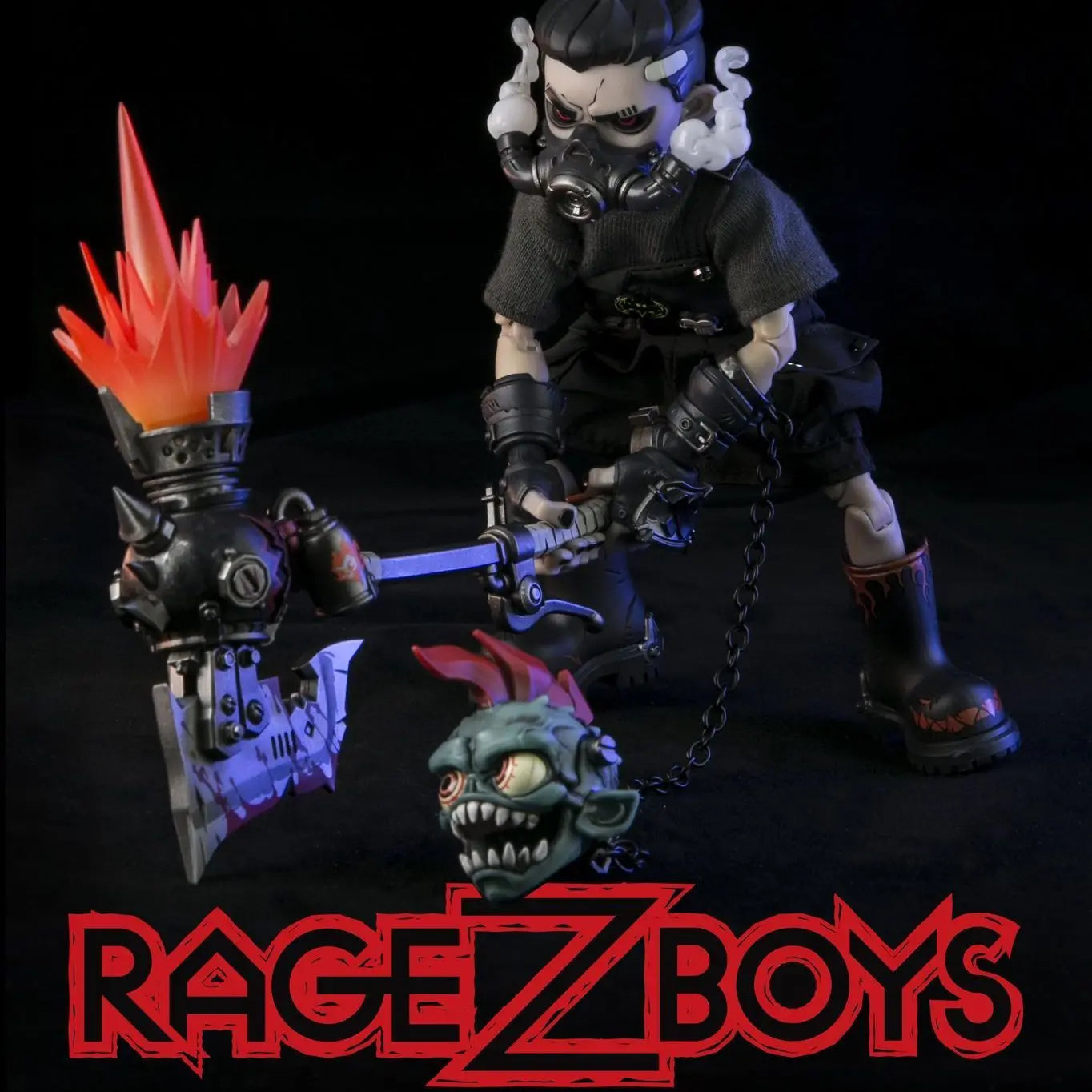 Pre-Sale D_one Studio Rage-Zboys Series Tooth Boy Yazai 1/12 Scale Collectible Action Figure Toy Model For Adults