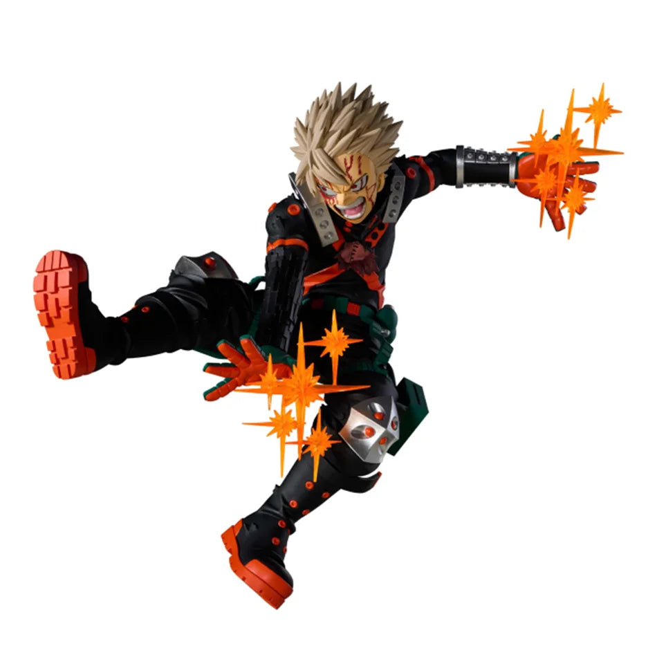 Original BANPRESTO Anime My Hero Academia Action Figures Bakugou Katsuki Model Toys 18cm Action Figures Anime Character Gift