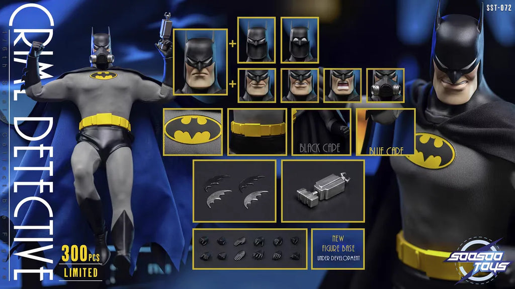 【In Stock】SOOSOOTOYS 1992 Batman 1/6 Anime Figure Model Toy