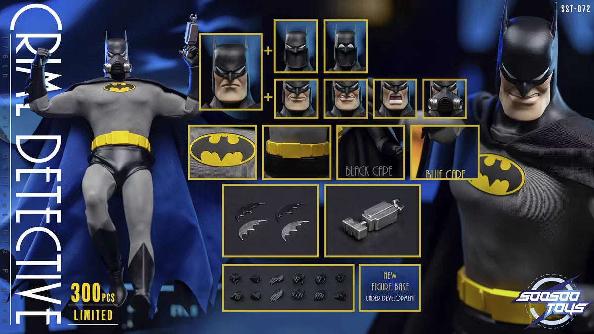 【In Stock】SOOSOOTOYS 1992 Batman 1/6 Anime Figure Model Toy
