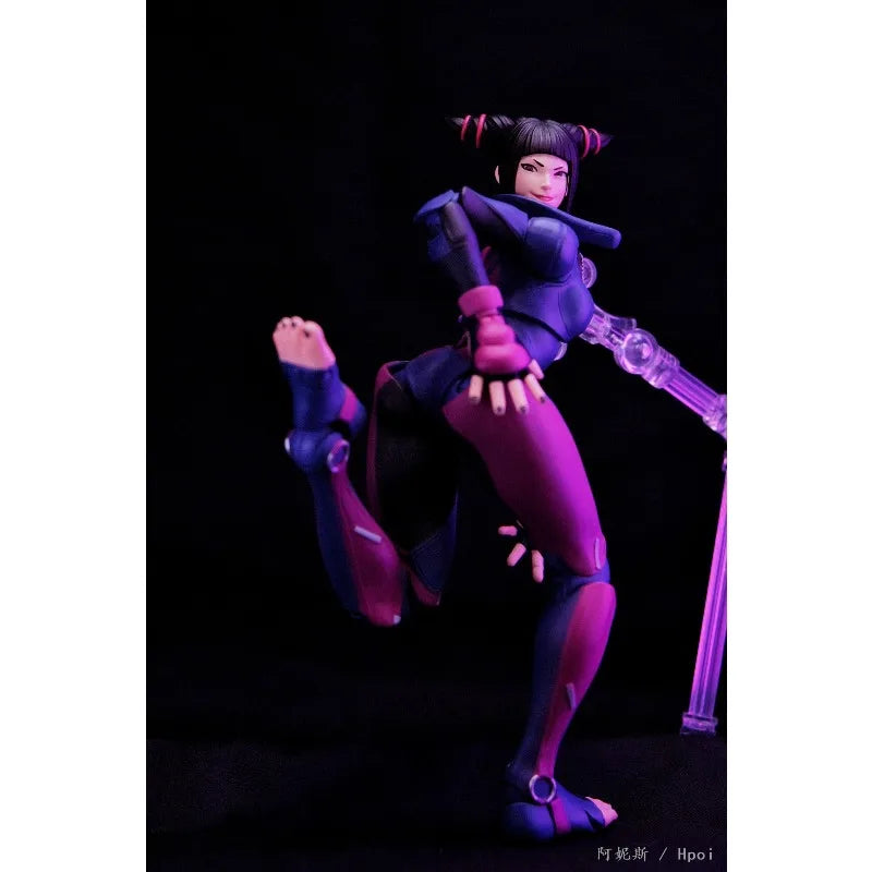 Brand New Stock Storm Toys Original 1/12 Street Fighter 5 Korean Spider Li Game Movable Doll Model Toy Boy's Gift Collection