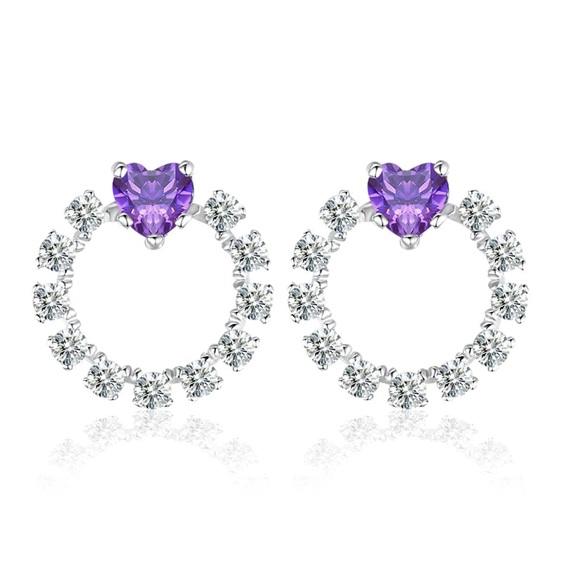 CLEARANCE JewelryPalace Gemstone Earrings Pendant Ring 925 Sterling Silver 14k Yellow Rose Gold Plated Women Jewlery