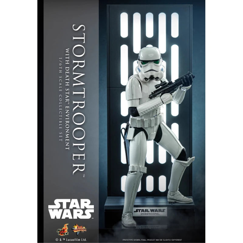 In Stock Hottoys MMS736 Star Wars Stormtrooper White Death Star Environment 1/6 Animation Action Figure Toy Model Collection