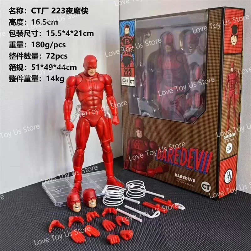 Authentic CT Toys Mafex 223 Daredevil – High-Detail Comic Version Action Model | Ultimate Anime Fan Gift