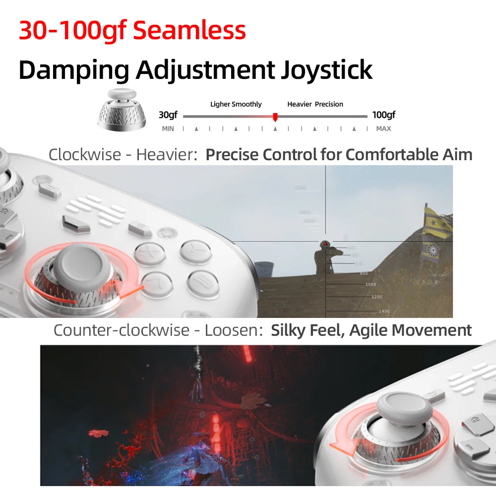 Beitong Kunpeng 70 Elite Wireless Controller with AI Control & Adaptive Triggers for Switch 2, PC, Mobile, and Teams