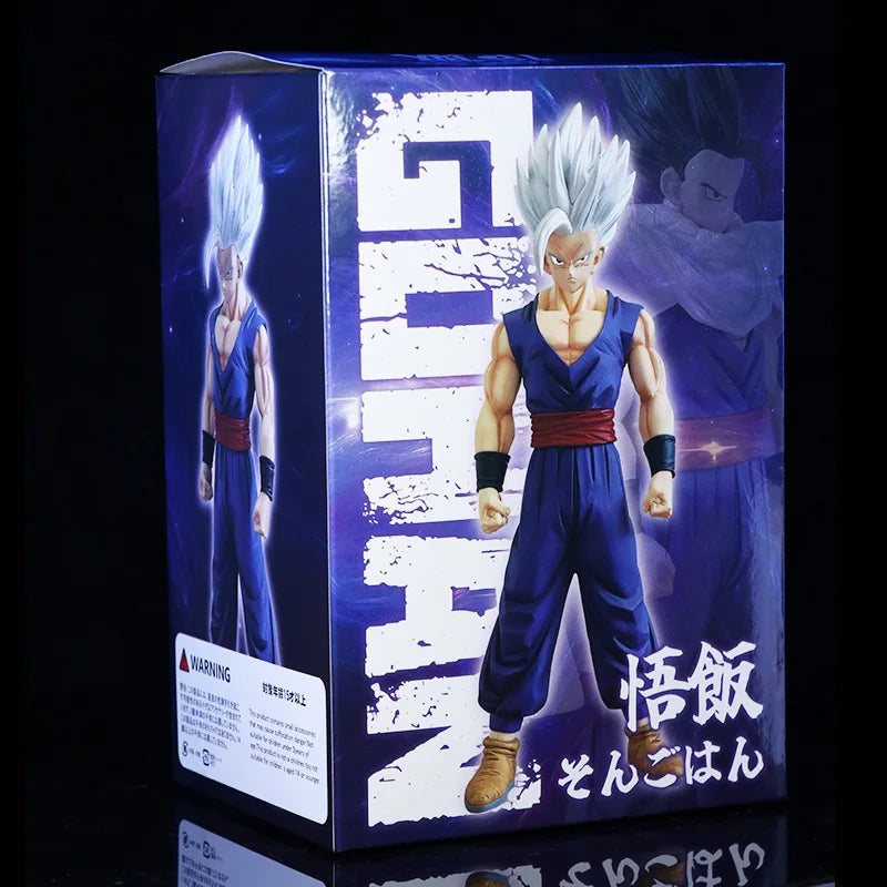 28 cm große Anime Dragon Ball Z Super Saiyan Son Gohan Cape Ver. GK PVC Actionfigur Statue Sammlerstück Kinderspielzeug Puppe Geschenk