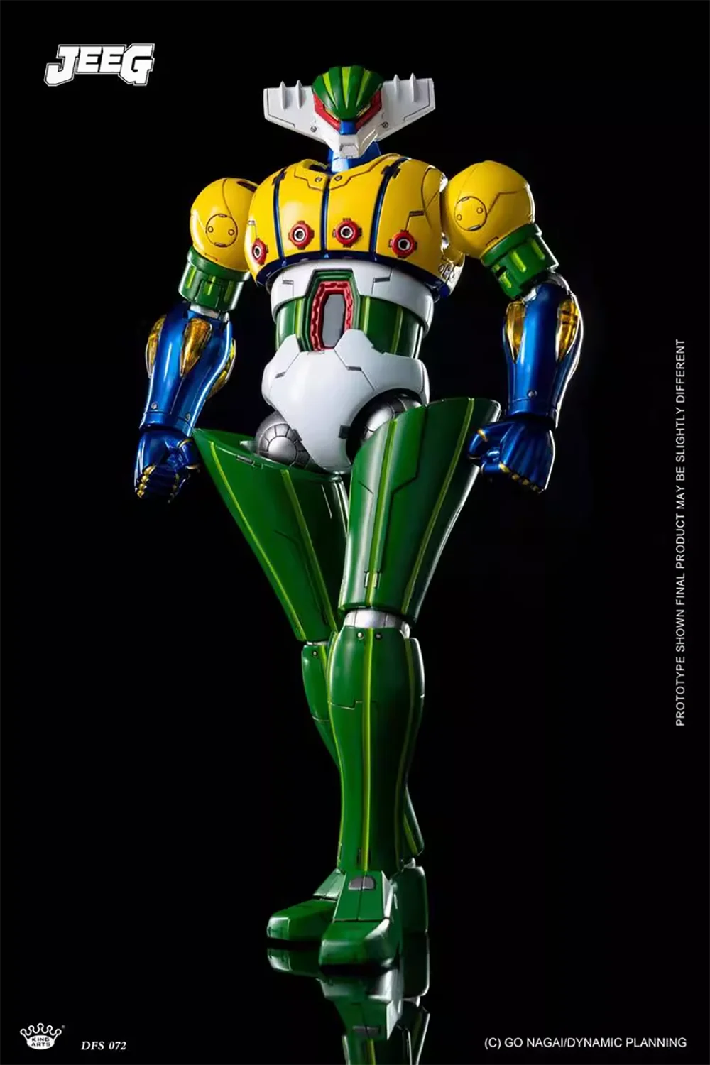 Original King Arts DFS072 Alloy Scenario Series Diamond Flying Diamond Jeeg Action Anime Figure ModelToys 25.2CM Collection Gift