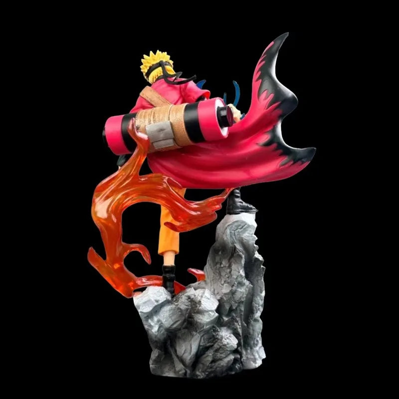 25cm Naruto Anime Figure Uzumaki Naruto Uchiha Sasuke Action Model Pvc Statue Desktop Ornament Collection Toys Gift